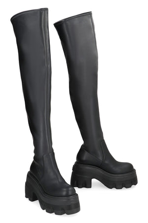 CASADEI Elevated Chic Over-the-Knee Boots with Maxxxi Platform