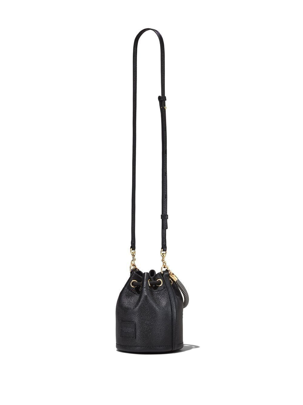 MARC JACOBS Chic Mini Leather Bucket Handbag