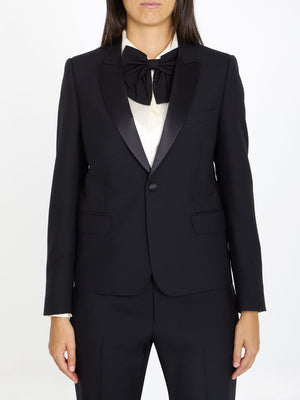 CELINE Sophisticated Tuxedo Jacket in Premium Wool