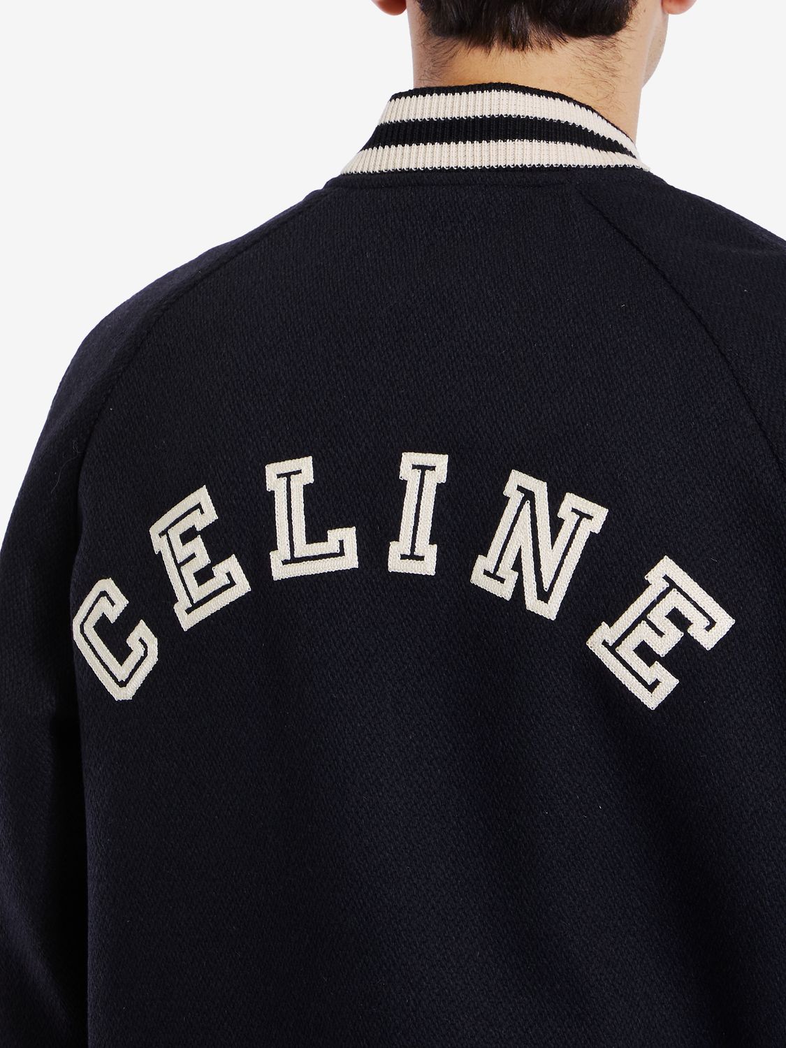 CELINE Varsity Collegiate Bomber Jacket