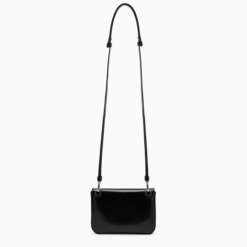 PRADA Mini Brushed Leather Shoulder Handbag