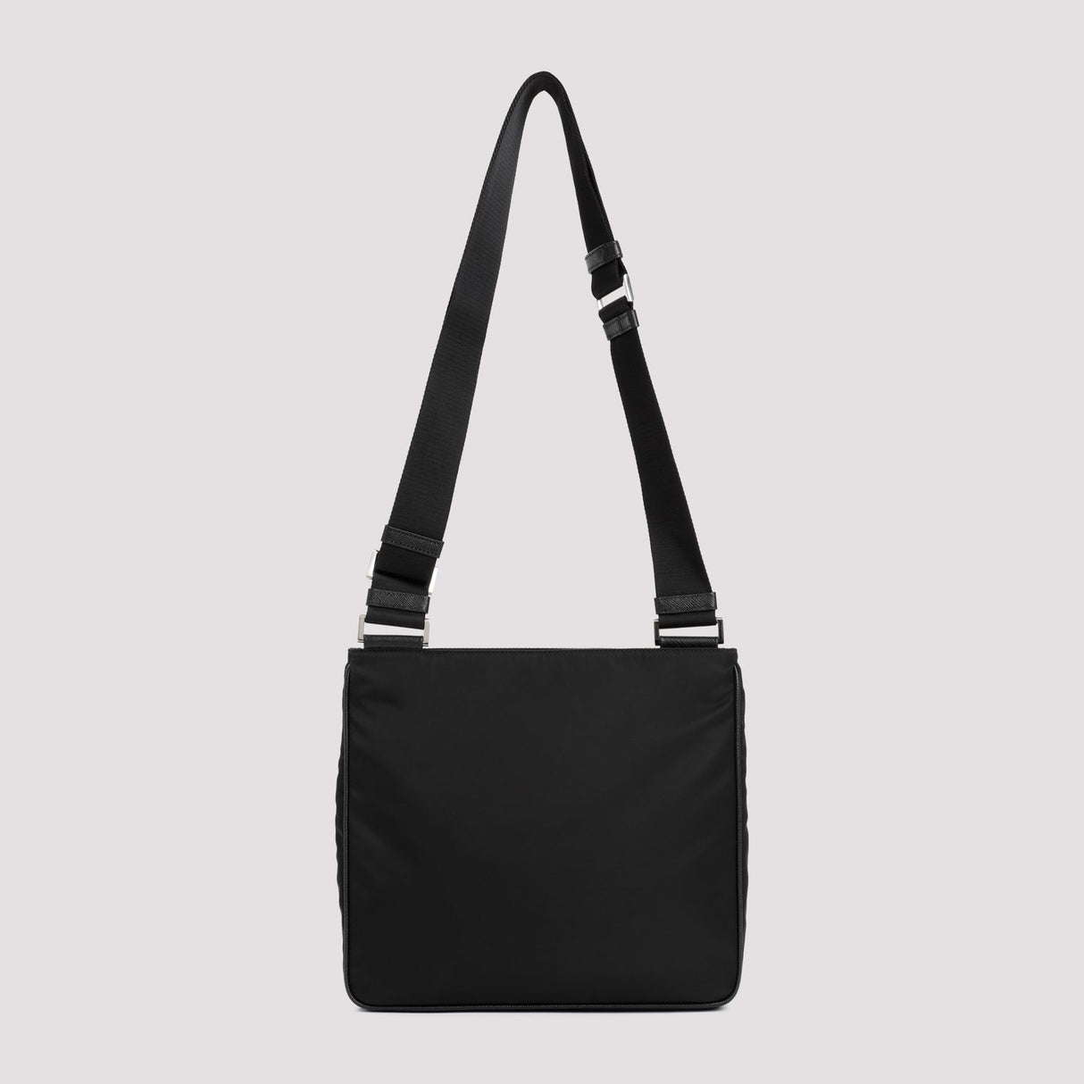PRADA Sleek Black Crossbody Bag for the Modern Man