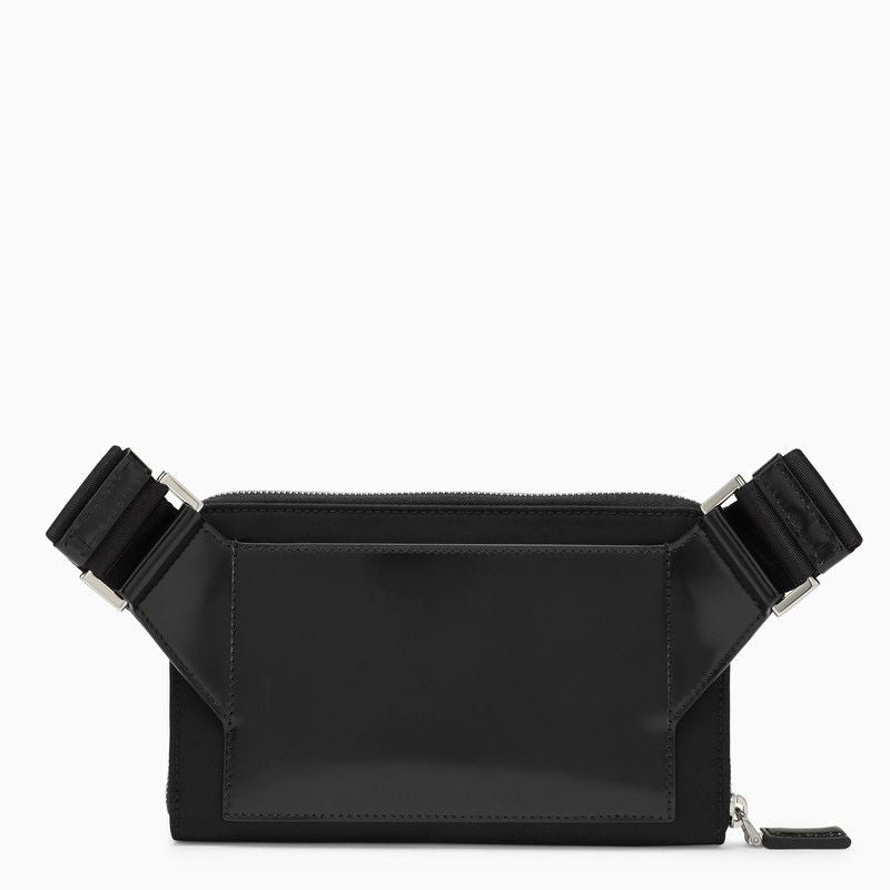 PRADA Black Leather Shoulder Mini Handbag