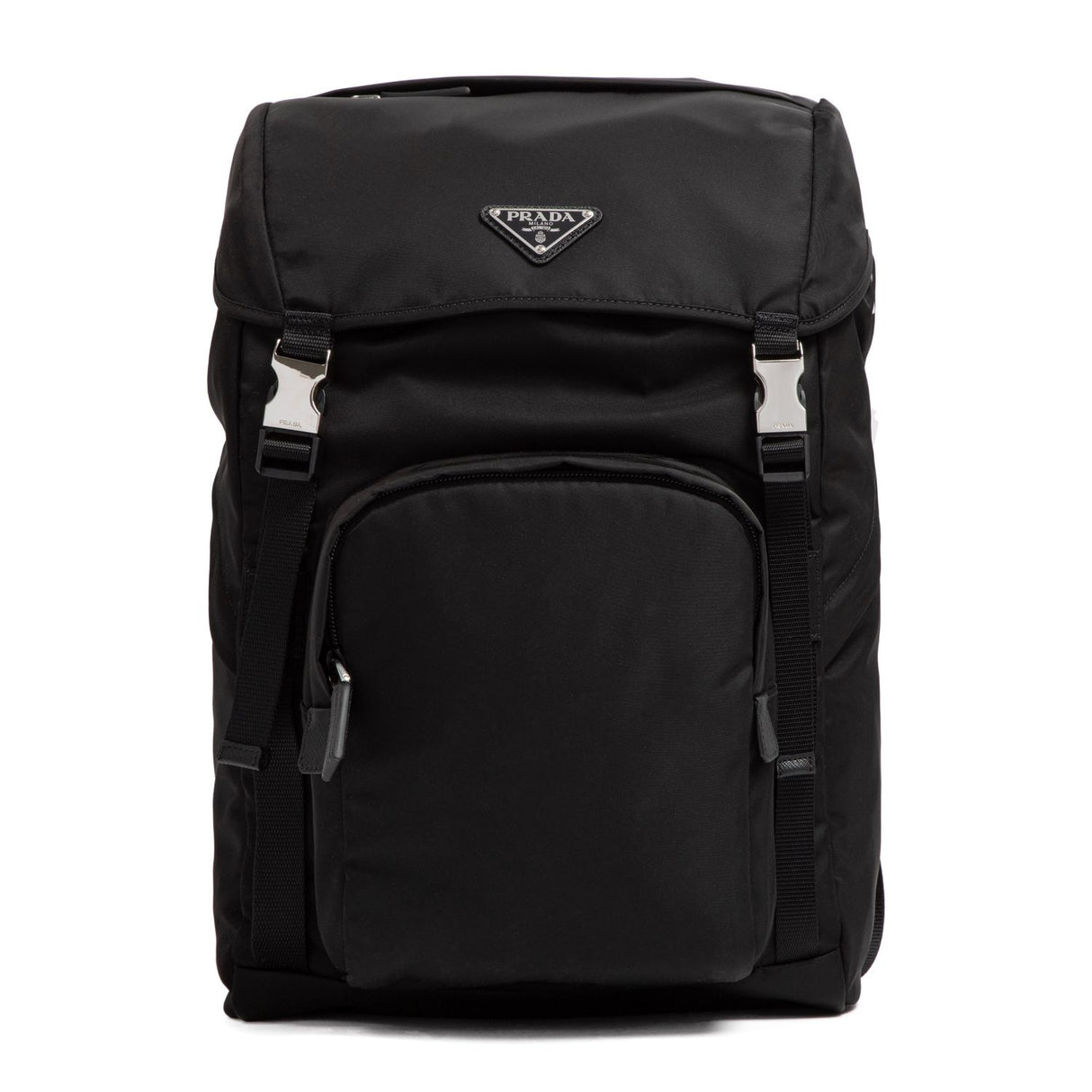PRADA Black Nylon Backpack for Men