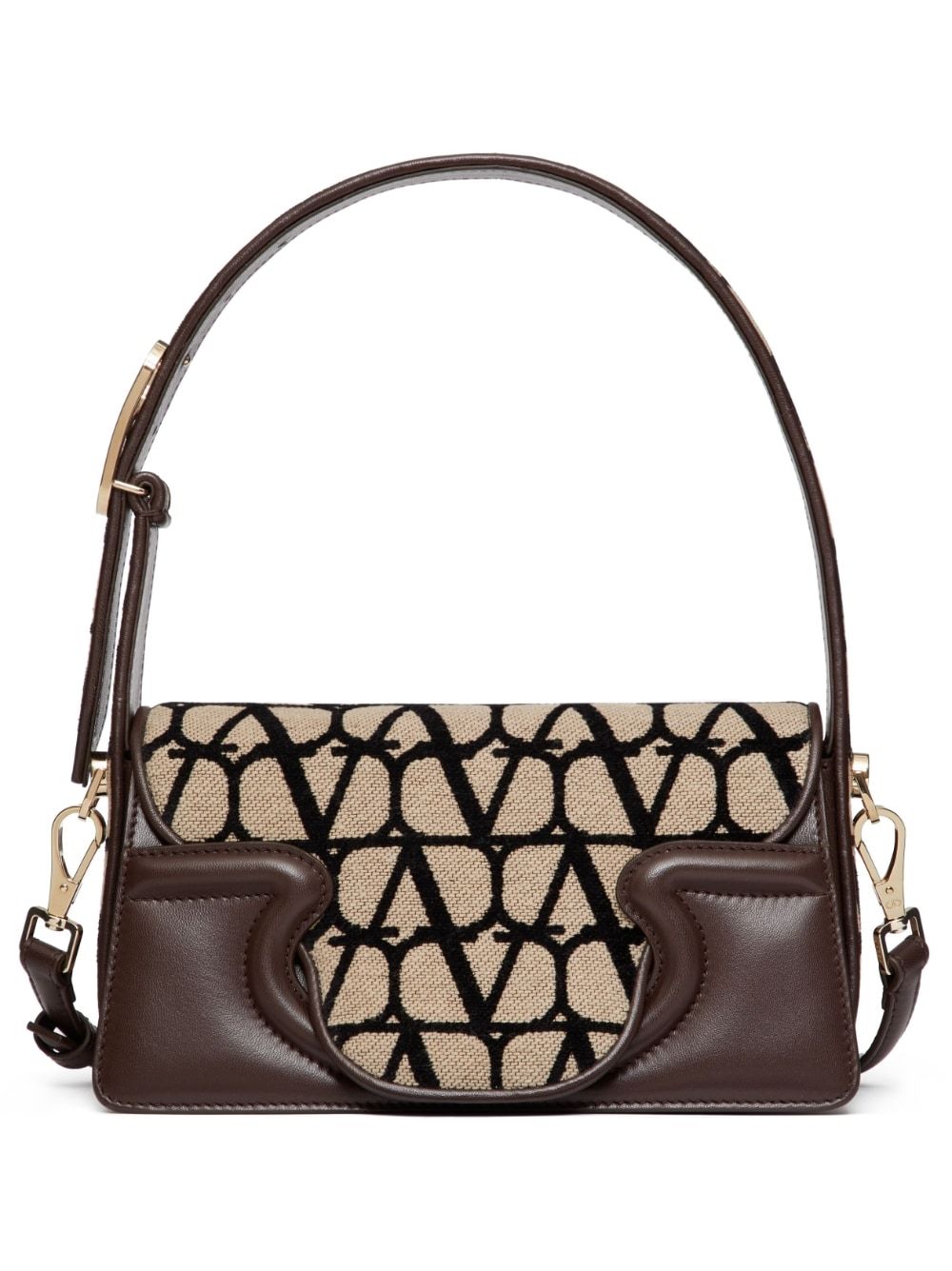 VALENTINO Tan Mini Monogram Shoulder Bag for Women