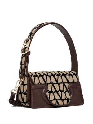 VALENTINO Tan Mini Monogram Shoulder Bag for Women