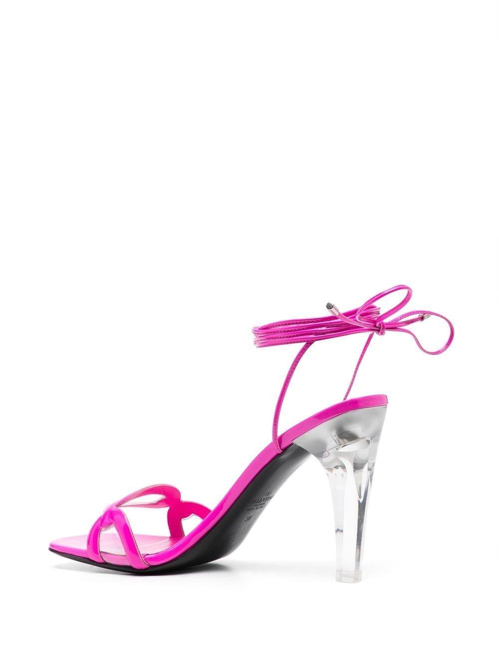 VALENTINO Fuchsia Chain 1967 Sandals for Women