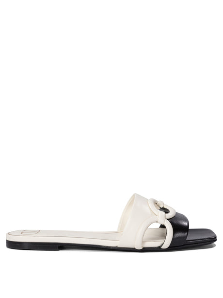 VALENTINO GARAVANI Two-Tone Luxury Slipper for Women