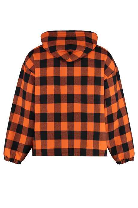 CELINE Check Motif Hooded Windbreaker for Men