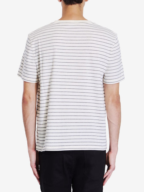 CELINE Triomphe Stripe Crewneck Tee