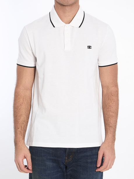 CELINE Classic Polo Shirt with Embroidered Design - Slim Fit