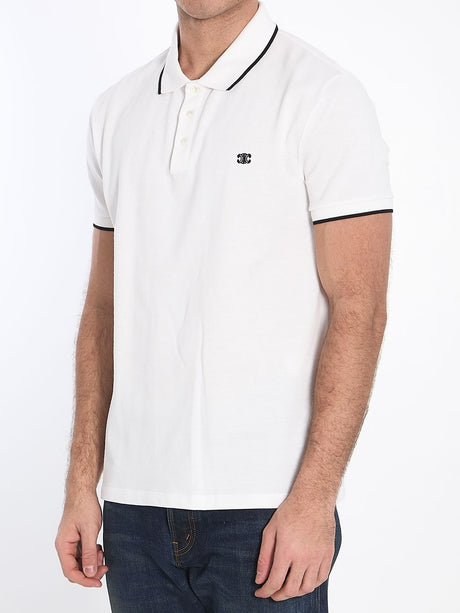 CELINE Classic Polo Shirt with Embroidered Design - Slim Fit