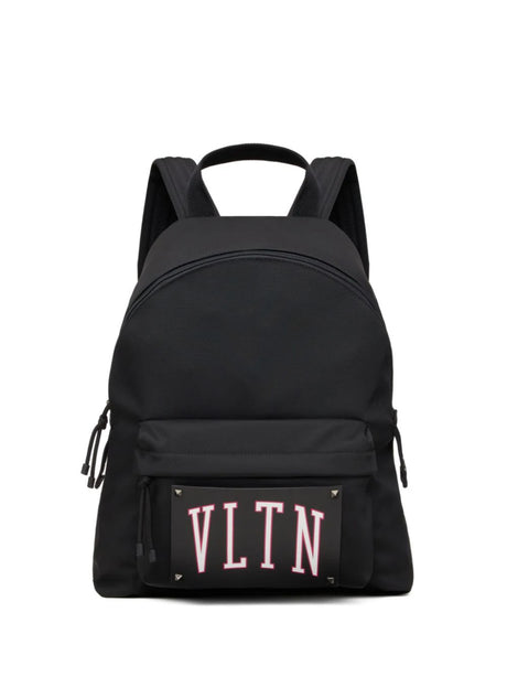 VALENTINO College Logo Backpack – Spacious 50X44X8 CM Design