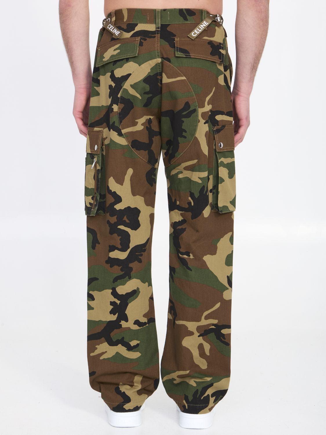 CELINE Urban Camouflage Cargo Pants