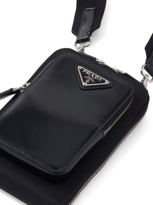 PRADA Men's Re-Nylon Smartphone Case - Black