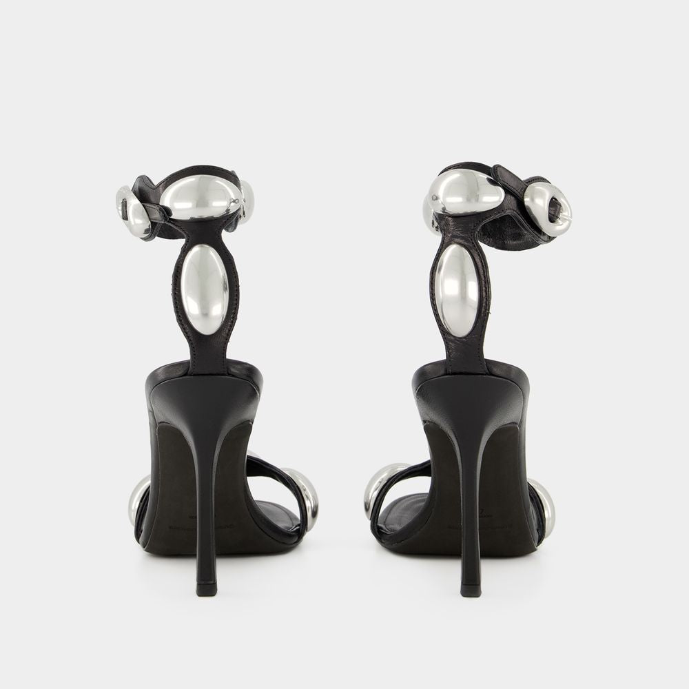 ALEXANDER WANG Black Capretto Sandals for Women - SS24 Collection