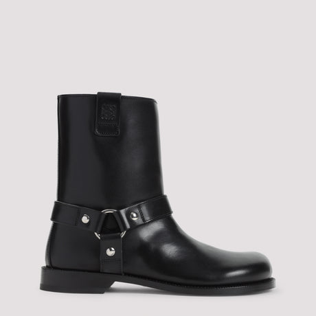 LOEWE Men's Shearling Biker Boots