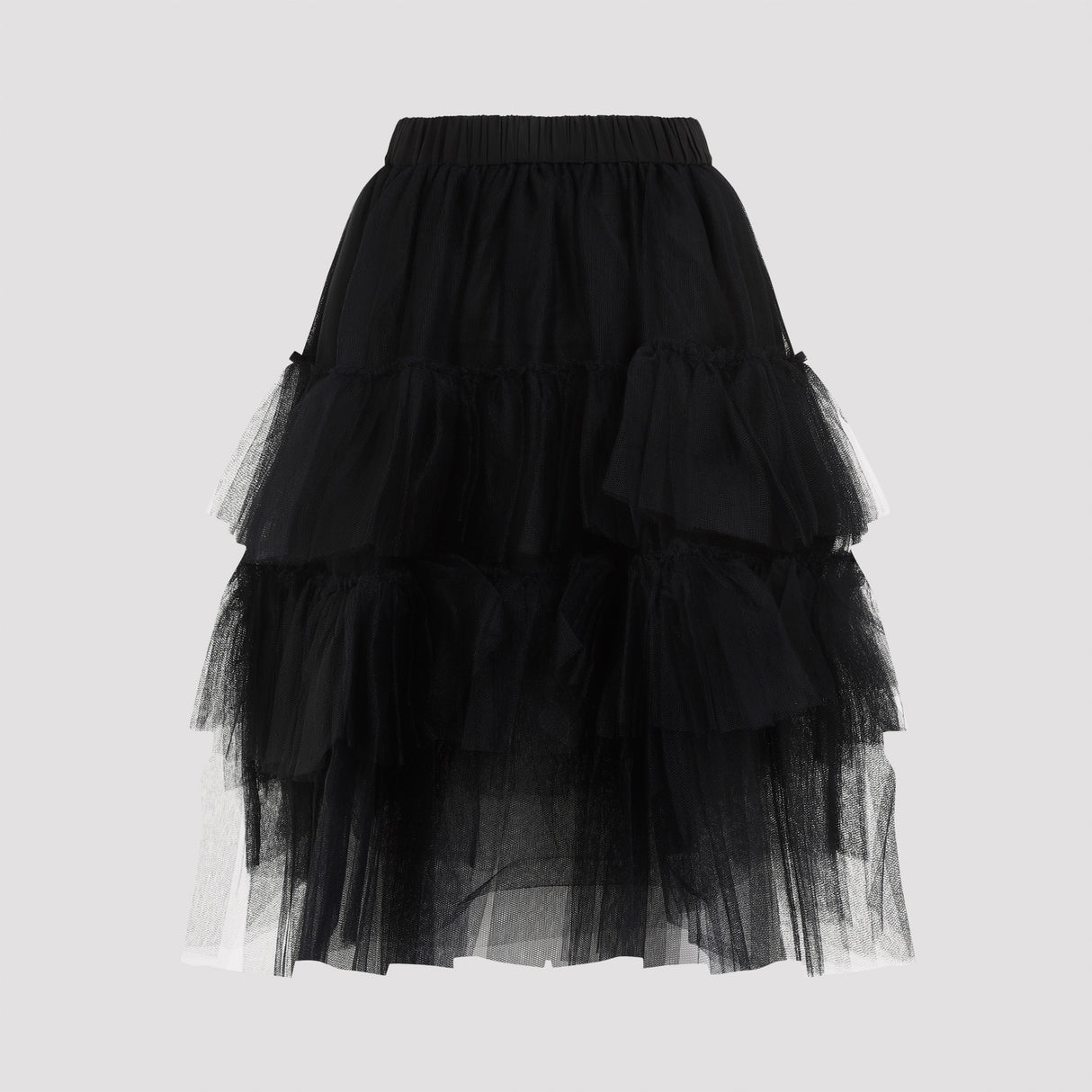 SIMONE ROCHA Elegant Black Tutu Mini Skirt