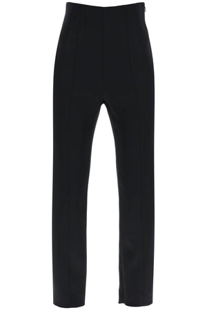 KHAITE Luxurious Black Cigarette-Style Pants for Women