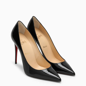 CHRISTIAN LOUBOUTIN Black Patent Leather Pumps for Women - SS24 Collection