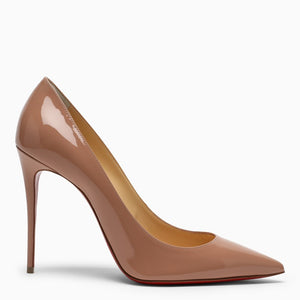 CHRISTIAN LOUBOUTIN Nude Patent Leather Stiletto Pumps for Women