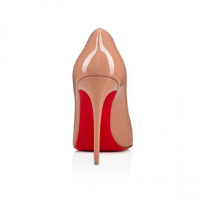 CHRISTIAN LOUBOUTIN Classy Nude Leather Stiletto Pumps for Women