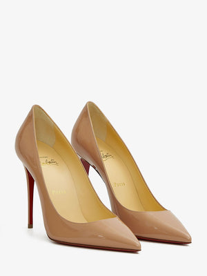 CHRISTIAN LOUBOUTIN Classy Nude Leather Stiletto Pumps for Women