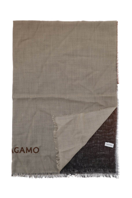 FERRAGAMO Gradient Cashmere and Silk Stole - Multicolor