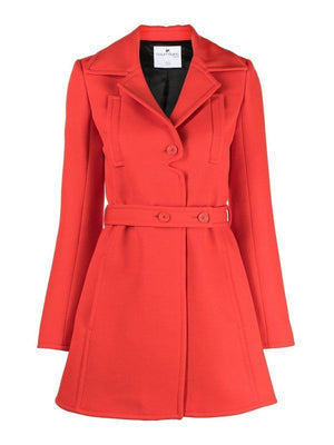 COURREGÈS Red Crepe Jacket for Women - FW22