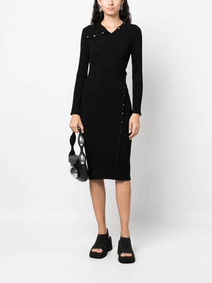 COURREGÈS Versatile Rib Knit Dress for Women