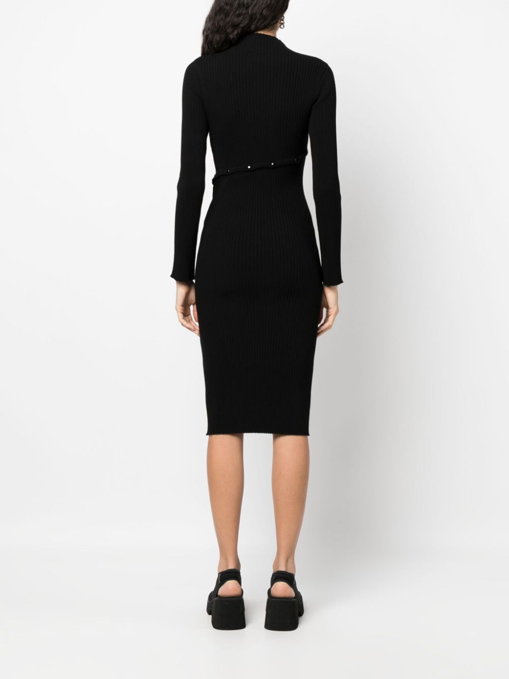 COURREGÈS Versatile Rib Knit Dress for Women