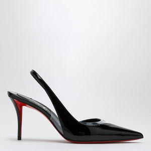 CHRISTIAN LOUBOUTIN Posticha Patent Leather Pumps with PVC Detail