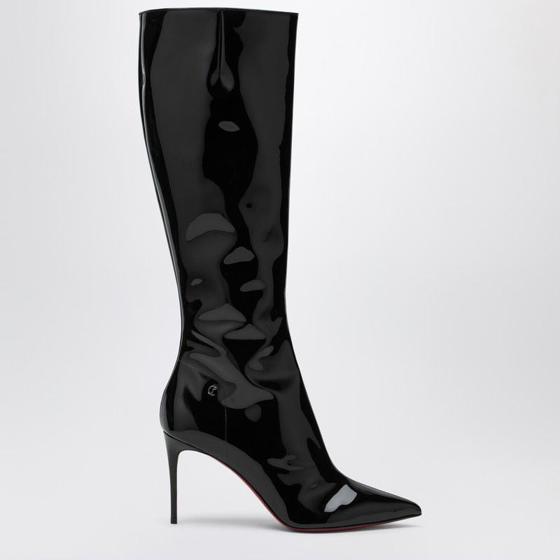 CHRISTIAN LOUBOUTIN High Patent Leather Boot for Women