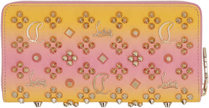 CHRISTIAN LOUBOUTIN Mini Leather Wallet with Decorative Studs