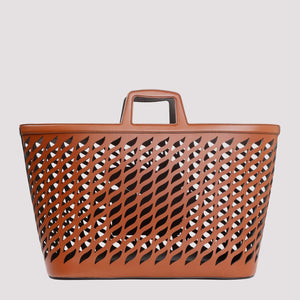 ETRO HOME Luxury Leather Magazine Rack - SS24 Collection