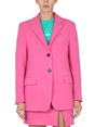 MSGM Women’s Single-Breasted Fuchsia Jacket