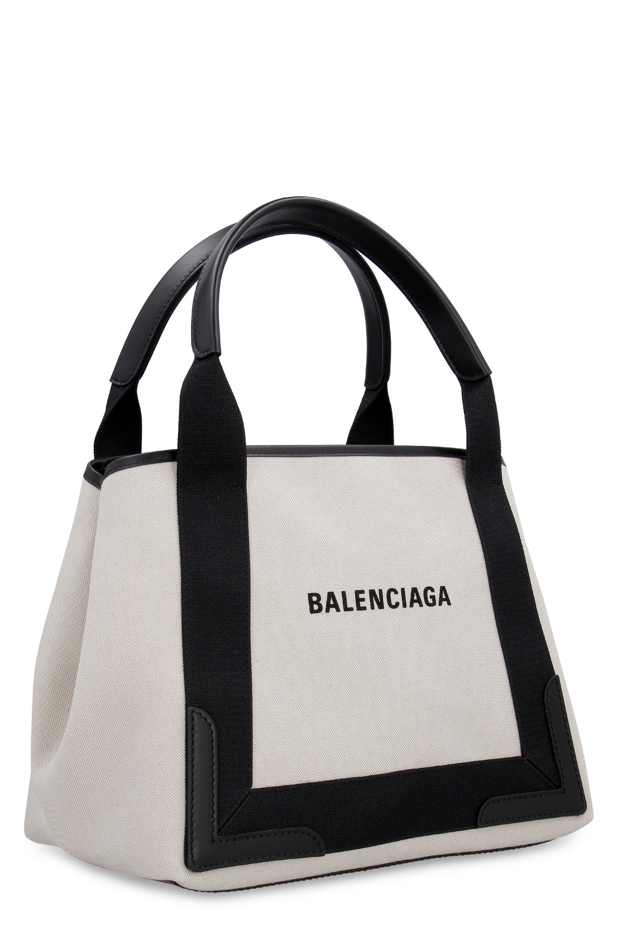 BALENCIAGA Tan Canvas and Calfskin Unisex Handbag for SS23