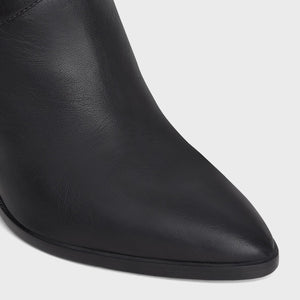 CELINE Wiltern Boots in Soft Black Calfskin with Straps Detailing - Women's