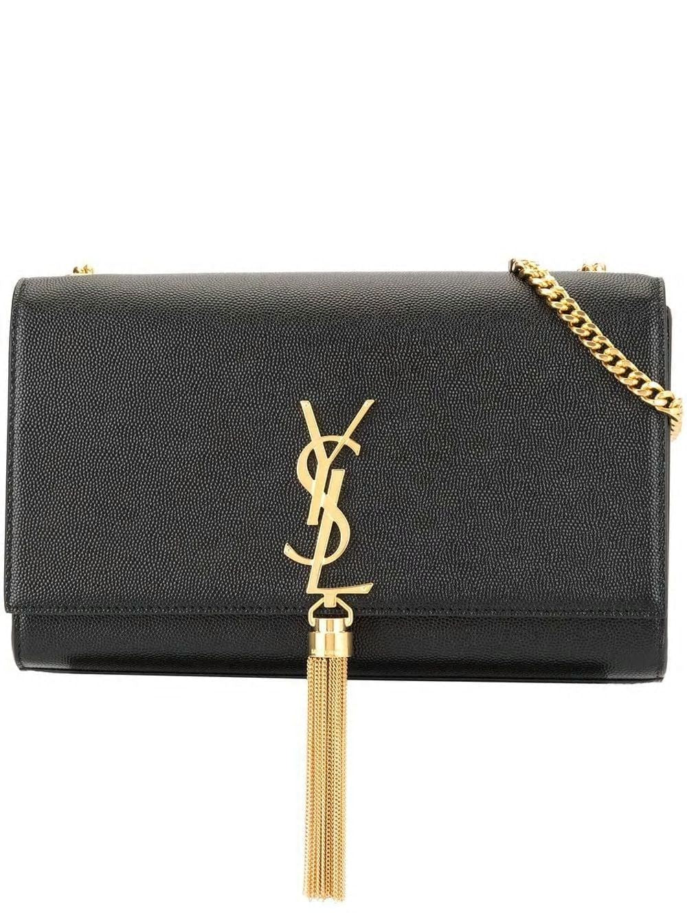 Black Calf Skin Shoulder Handbag for Women - SAINT LAURENT