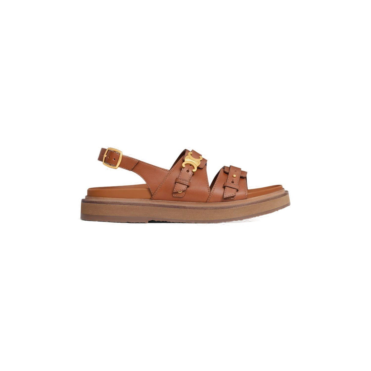 CELINE Triomphe Calfskin Women's Sandal