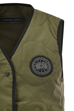 CANADA GOOSE Reversible Military Green Vest for Women: SS24 Edition