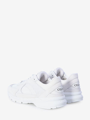 CELINE Luxury Runner Creased-03 Low Top Sneakers in White