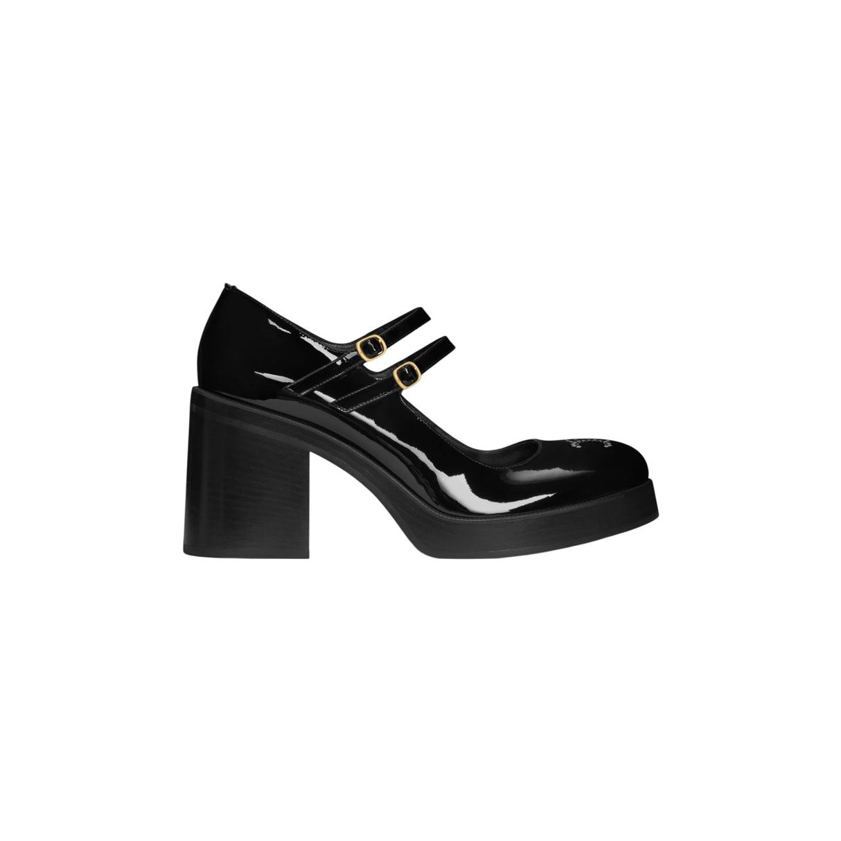 CELINE Elegant Mini Patent Calfskin Leather Shoes