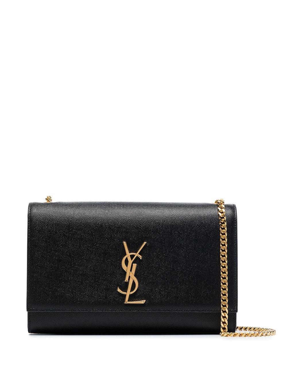 SAINT LAURENT Black Calfskin Shoulder Handbag for Women - SS23 Collection