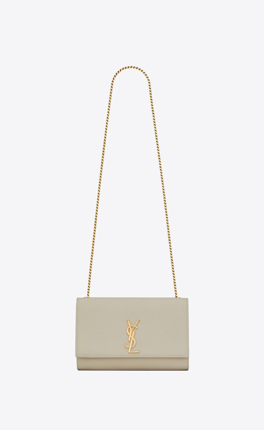 SAINT LAURENT Beige Calf Skin Shoulder & Crossbody Bag for Women