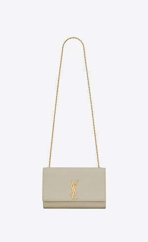 SAINT LAURENT Beige Calf Skin Shoulder & Crossbody Bag for Women