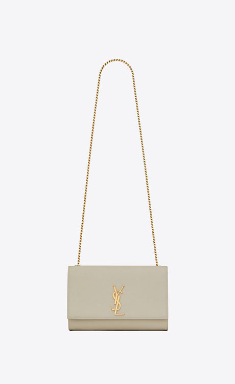 SAINT LAURENT Beige Calf Skin Shoulder & Crossbody Bag for Women