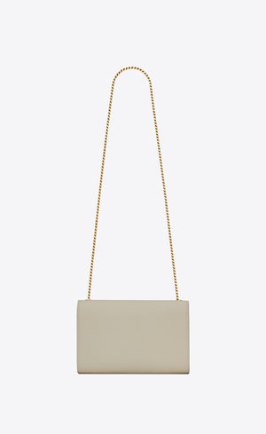 SAINT LAURENT Beige Calf Skin Shoulder & Crossbody Bag for Women