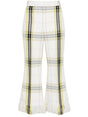 MSGM Check Print Pants for Women - SS24 Collection