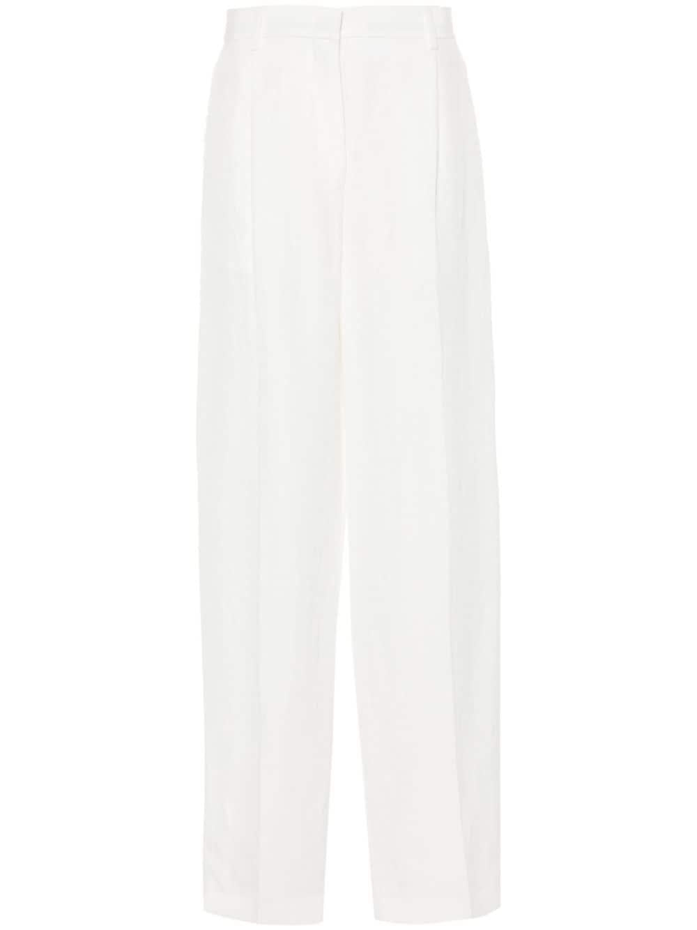 MSGM Pleated Detail Trousers for Women